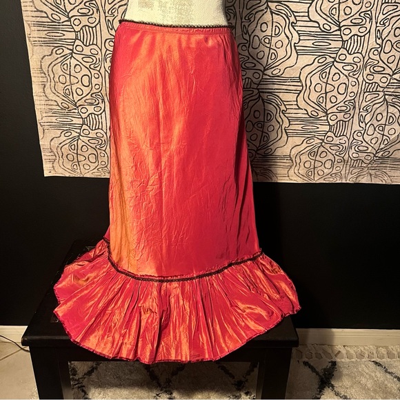 Rozae Nichols Silk Taffeta Skirt